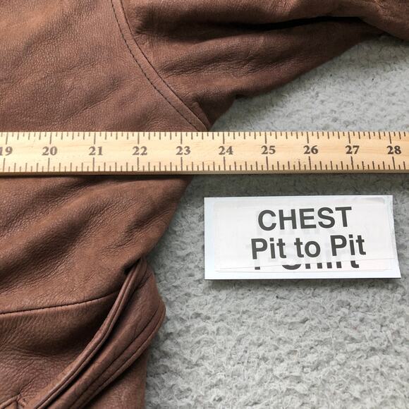 Vintage Wilsons Leather Adventure Bound Long Leather Coat Mens Medium Thinsulate - Picture 7 of 15